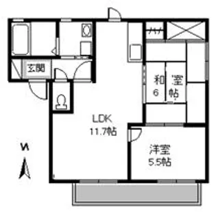 エトス20 E【2階】の間取り