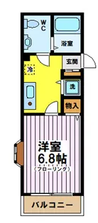 エクセルコート成城【1階】の間取り