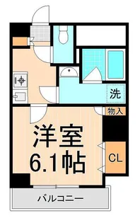 ロータスガーデンホサカ【3階】の間取り