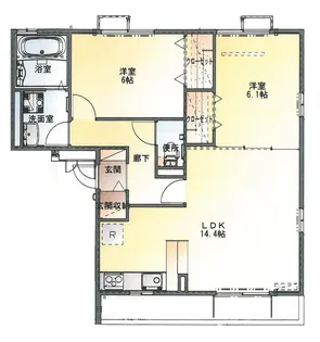 セントラル元町【1階】の間取り