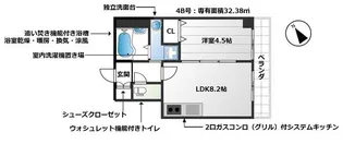 Cladire TARO【4階】の間取り