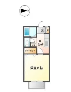 メイプルTSS【2階】の間取り