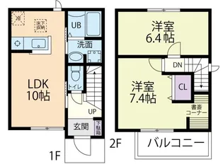 プランドール Bの間取り