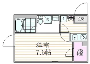 グランピア東中野駅前【3階】の間取り