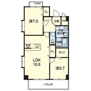 プレミアム神水【2階】の間取り