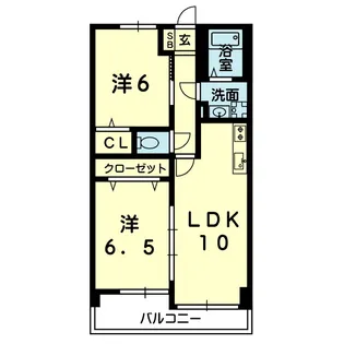ダイナシティ光【3階】の間取り