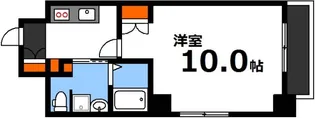 パレグレース十日市【8階】の間取り