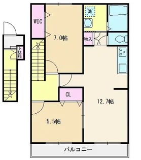 Court Villa 上ノ原II【2階】の間取り