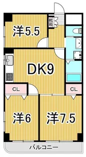 オークヒルマンション【4階】の間取り