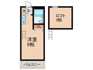 ハイツレインボー【2階】の間取り