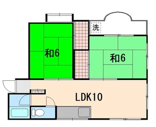 サトウコーポ【2階】の間取り