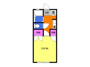 ハイムS【1階】の間取り