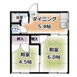 コーポワタナベ【1階】の間取り