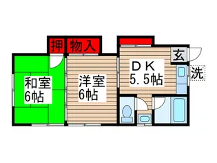 前田荘【1階】の間取り