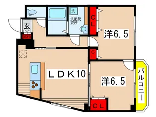 千葉イーストセブン【4階】の間取り