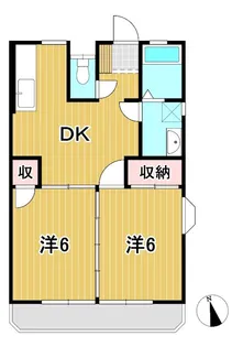 ヴィラ東多賀【1階】の間取り