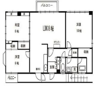NSビル【3階】の間取り