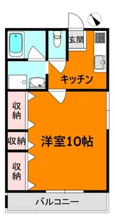 ハイツ寿【1階】の間取り