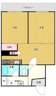 栄町ダイヤハイツ【5階】の間取り