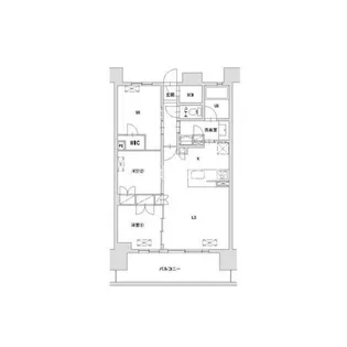 八王子レジデンス【13階】の間取り