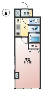 バルパレープラザ【3階】の間取り