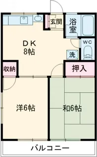 シティハイムグリーン【1階】の間取り
