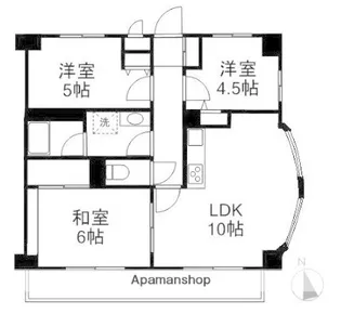 レピドール福田I【2階】の間取り