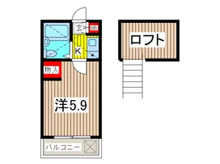 蕨トーマスハイツ【1階】の間取り