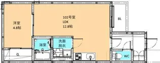 REGALEST セゾン【2階】の間取り