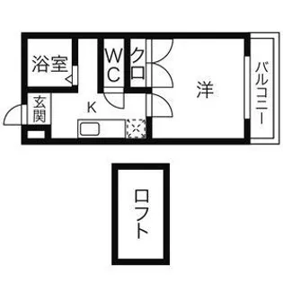 パルテネール北及S【2階】の間取り
