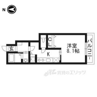 ネオハイム春日【1階】の間取り
