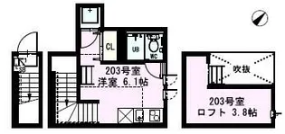 DUPLEST 千川【2階】の間取り