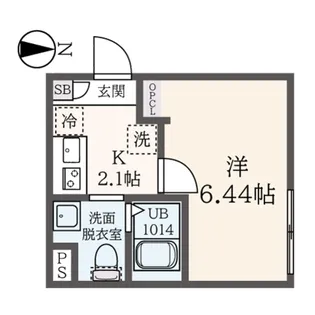 Freesia中野富士見町【4階】の間取り