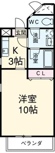 ロジェ桜本町【3階】の間取り