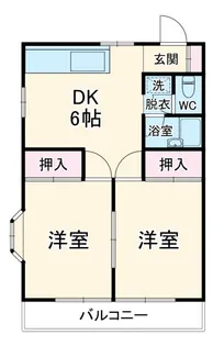 プロミネンスハイツ3号棟【2階】の間取り