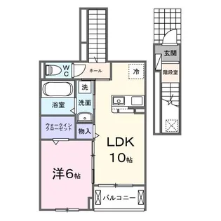 ウィステリア【2階】の間取り