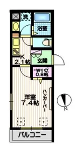 カーサ菊美II【2階】の間取り