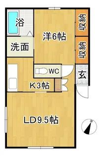 アヴァンタージュ【1階】の間取り