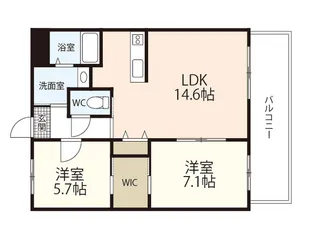 アメニティ御薗宇参番館【1階】の間取り