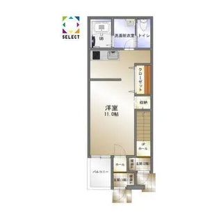 セレクトテラス松島【1階】の間取り
