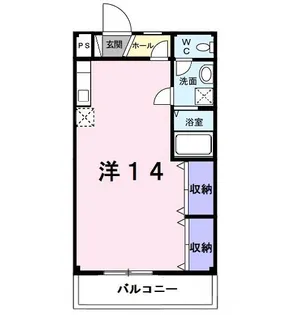 朝日コーポ【2階】の間取り