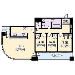 ザ・梅田タワー【20階】の間取り
