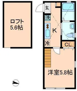 ビューメゾン横浜【2階】の間取り