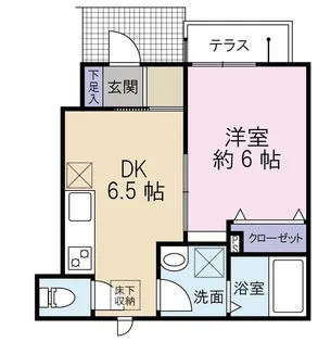 フュチュールモンレーヴ【1階】の間取り