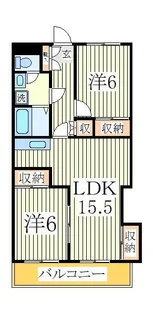 カームヤタ藤第三【3階】の間取り
