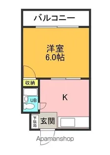 ロータリーマンション香里北之町【3階】の間取り
