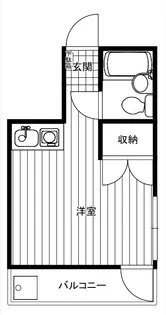 セイントパレス鶴見市場【4階】の間取り