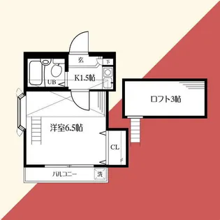 ネオパレス海老名第3【2階】の間取り