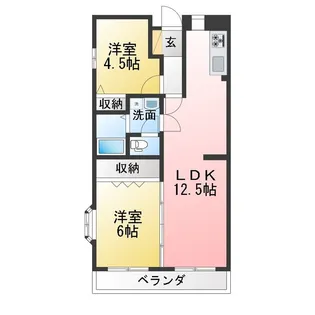 ボナールU【3階】の間取り