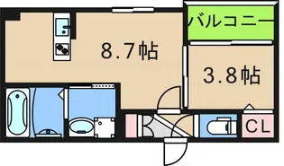 KISHINOSATO ST【3階】の間取り
